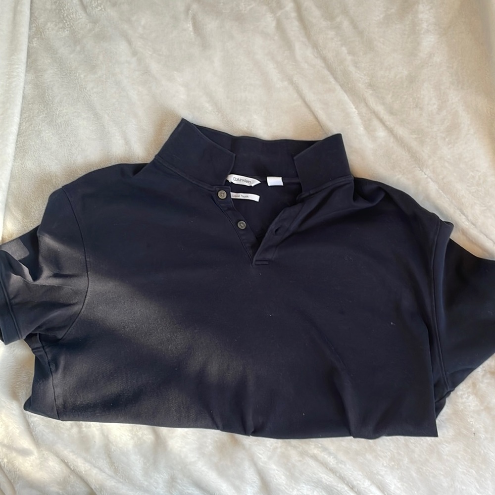 Calvin Klein Button Up Short Sleeve SIZE L